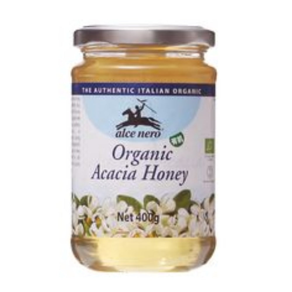 Organic Italian acacia honey 400g