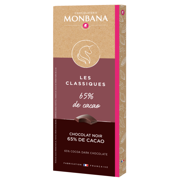 DARK CHOCOLATE BAR 65% 80g