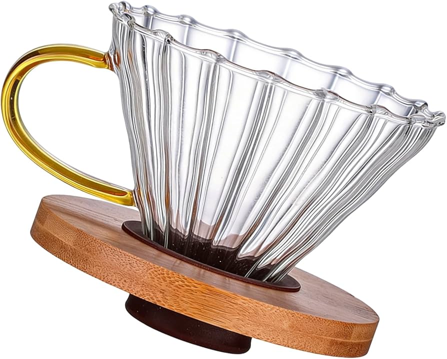 Glass Coffee Dripper with handle