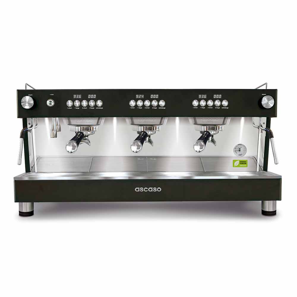 Professional Coffee maker ASCASO Barista T One Black&Wood 2GR