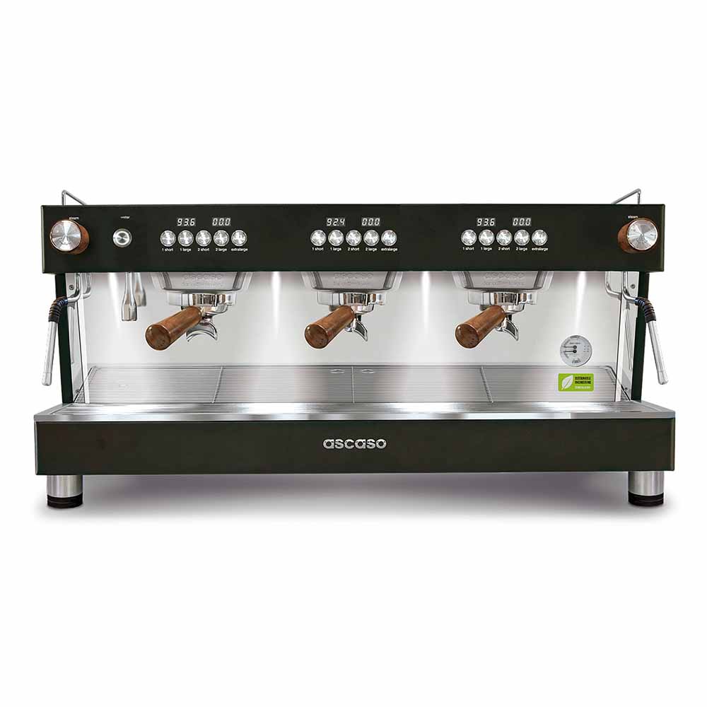 Professional  coffee machine ASCASO Barista T One Black&Wood 3GR