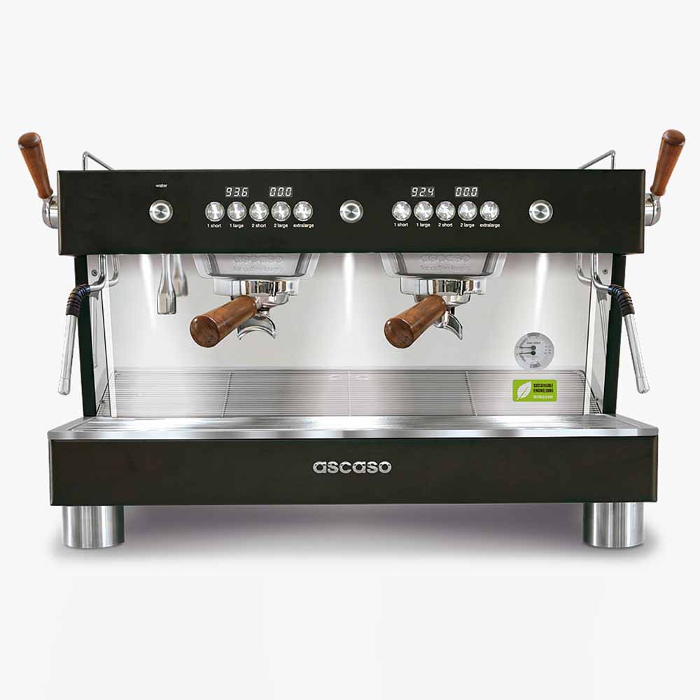 Professional coffee machine ASCASO Barista T Plus Black 2GR