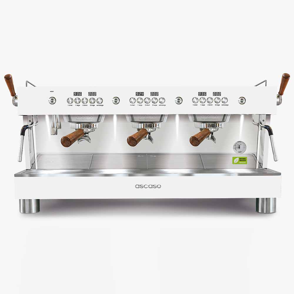 Professional coffee machine ASCASO Barista T Plus White 3GR