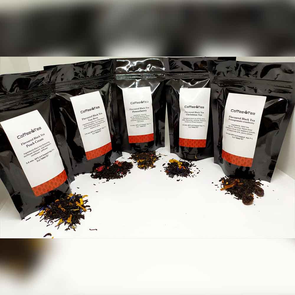Box of Tea Assortment "Flavored Black Tea", gift box