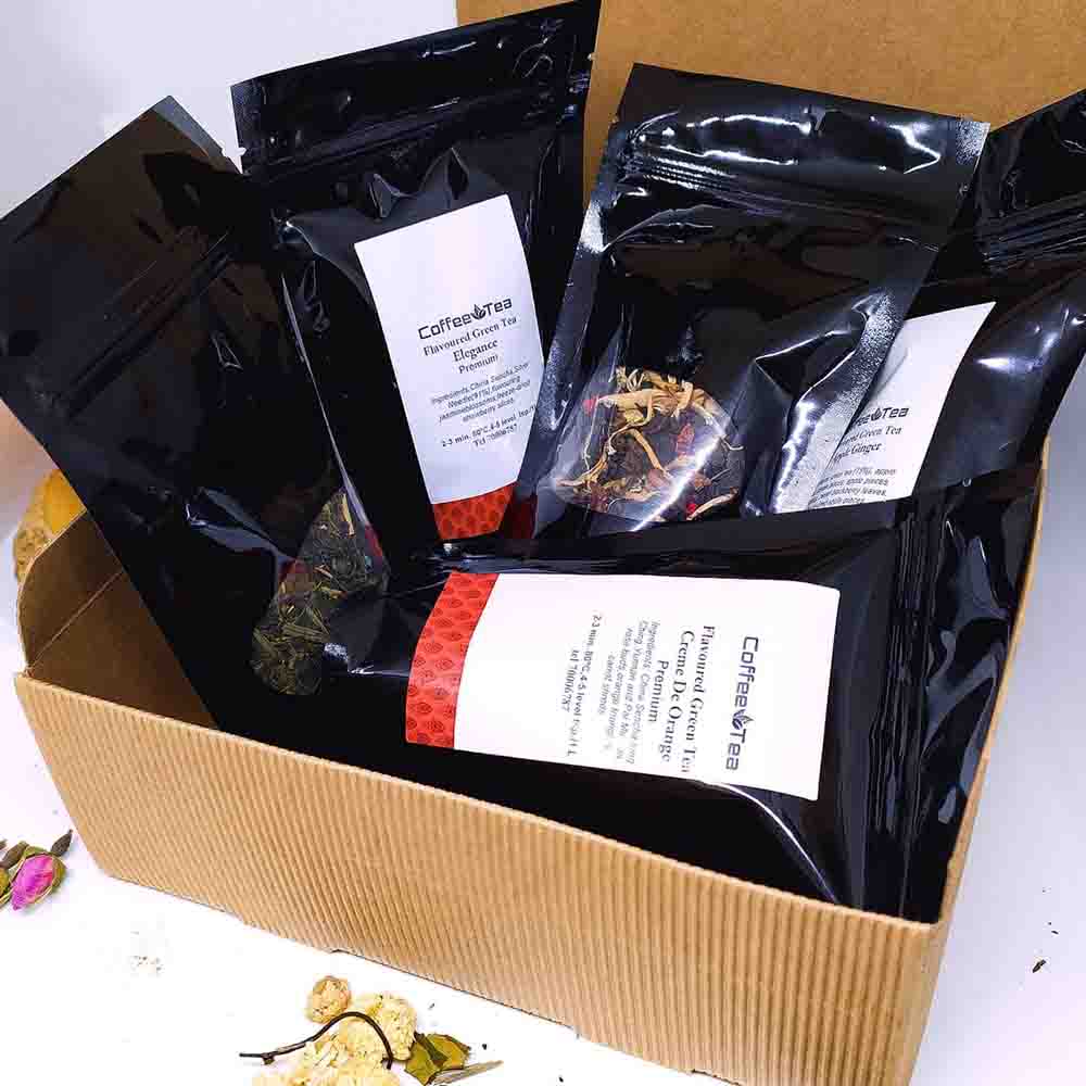 Box of Tea Assortment "Flavored Green Tea"