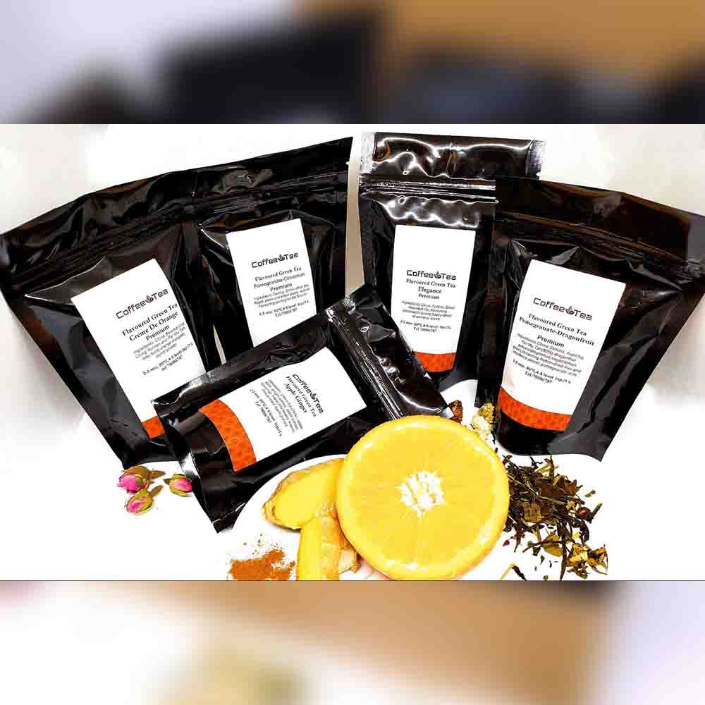 Box of Tea Assortment "Flavored Green Tea"