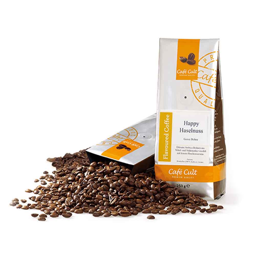 Happy Hazelnut, coffee beans