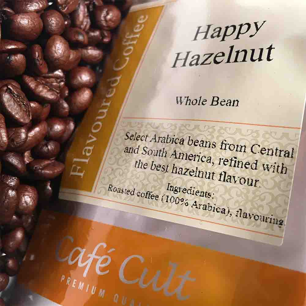 Happy Hazelnut, coffee beans