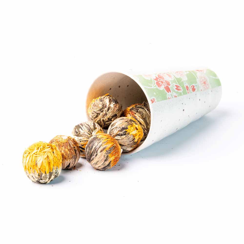 Marigold peach blooming tea/China