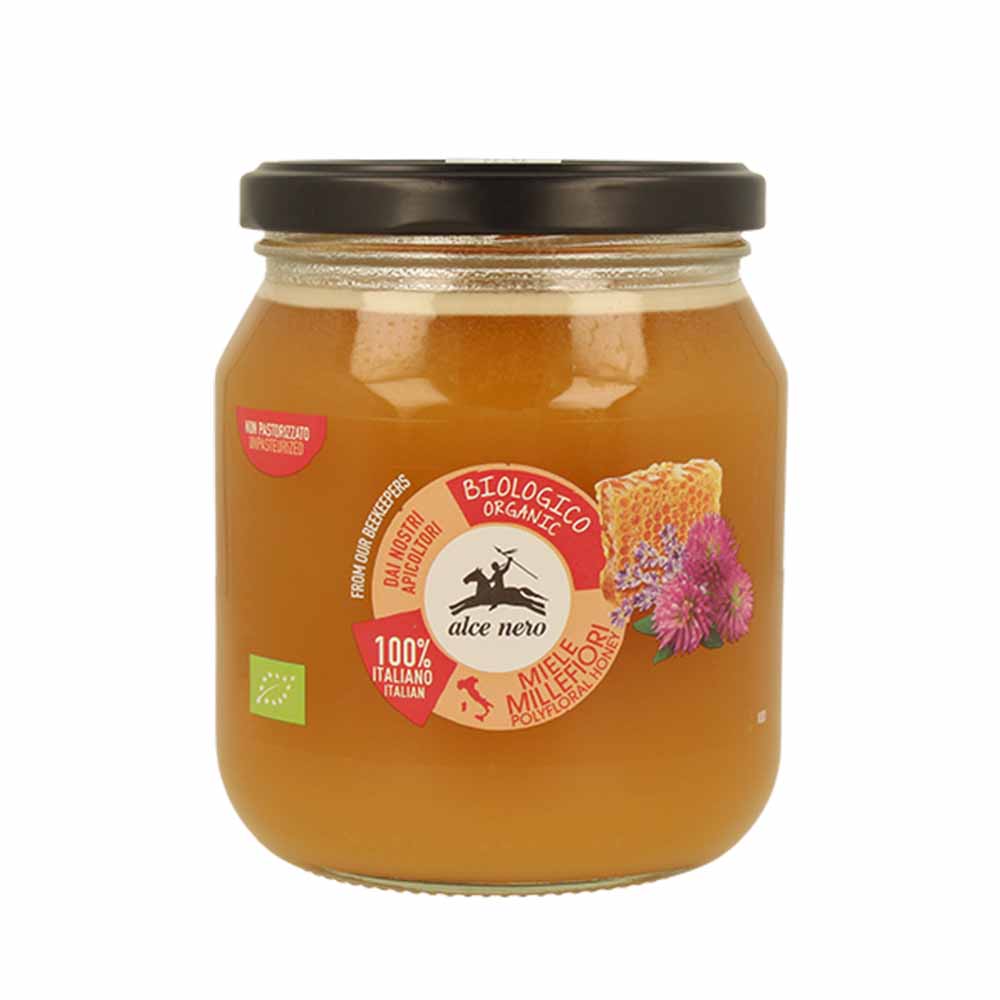 Organic Italian wildflower honey 700g