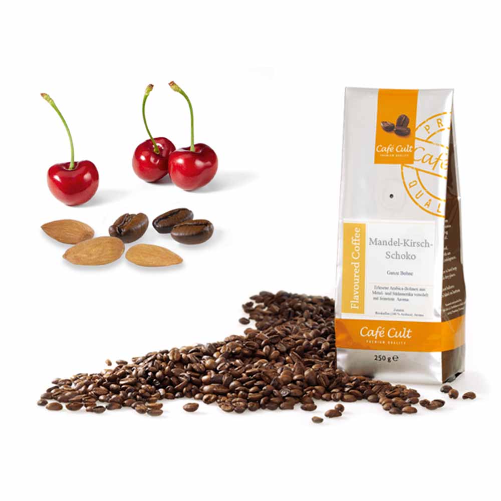 Almond Cherry Chocolate flavoured coffee