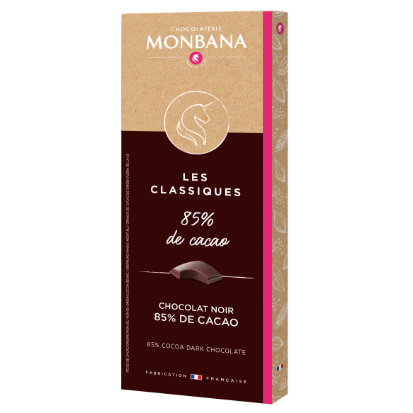 DARK CHOCOLATE BAR 85% 80g