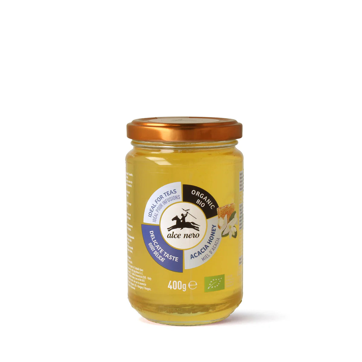 Organic Italian acacia honey 400g